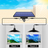 Indoor Hanging Solar Powered Shed Lights for Garden