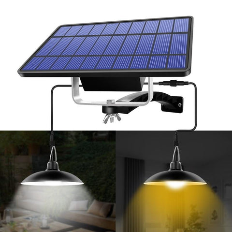 Indoor Hanging Solar Powered Shed Lights for Garden