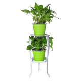 Indoor 2-layer White Metal  Stand