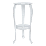 Indoor 2-layer White Metal  Stand