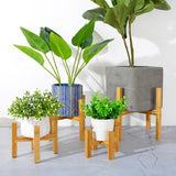 Durable Wood Planter Pot Trays