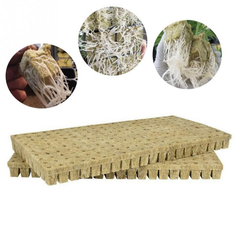 50/100pcs a sheet Soilles Plantin Sponge planting grow Grodan