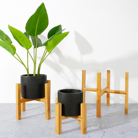 Durable Wood Planter Pot Trays
