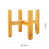 Durable Wood Planter Pot Trays