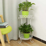 Iron Double-layer Plant Stand