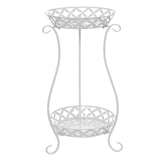 Iron Double-layer Plant Stand