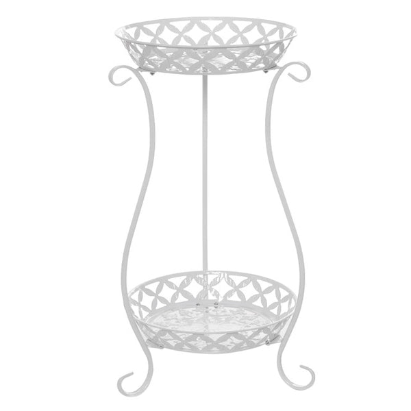 Iron Double-layer Plant Stand