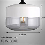 Modern loft hanging Glass Pendant Lamp Fixtures